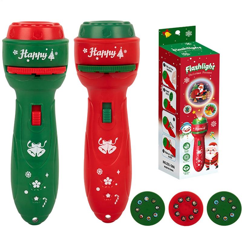 Kids Education Images - Kerst Handheld Zaklamp projectielamp speelgoed voor