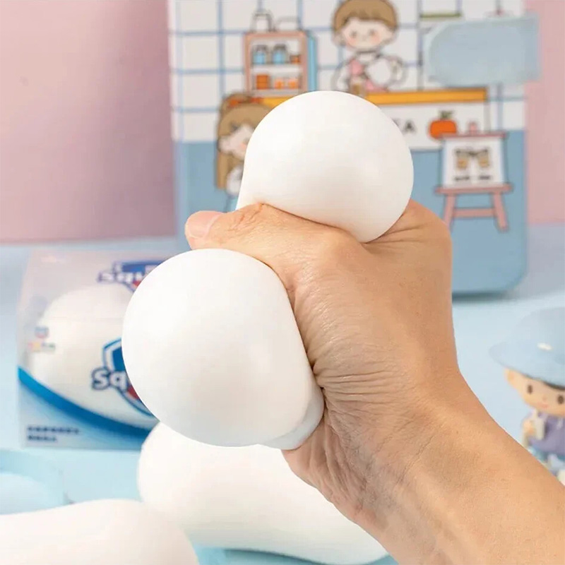 Kids Educational Songs - ASMR Knapperige Zeepbal Squishy Stressbal Gevuld