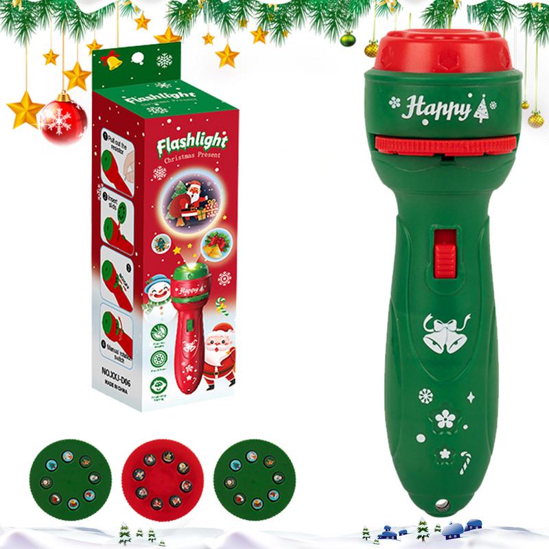Kids Education Images - Kerstzaklampprojector voor kinderen Projectorzaklamp met 24-patronen