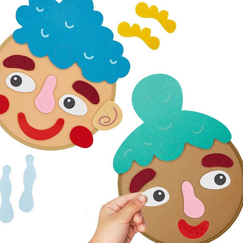 Human Body Puzzle - DIY- Emotiestickers voor kinderen – Vroeg