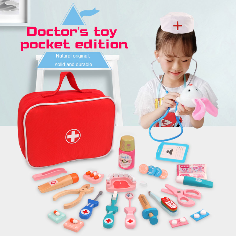 Kids Doctor Education - Fantasiespel Dokter Speelgoed Houten Simulatie Tandarts
