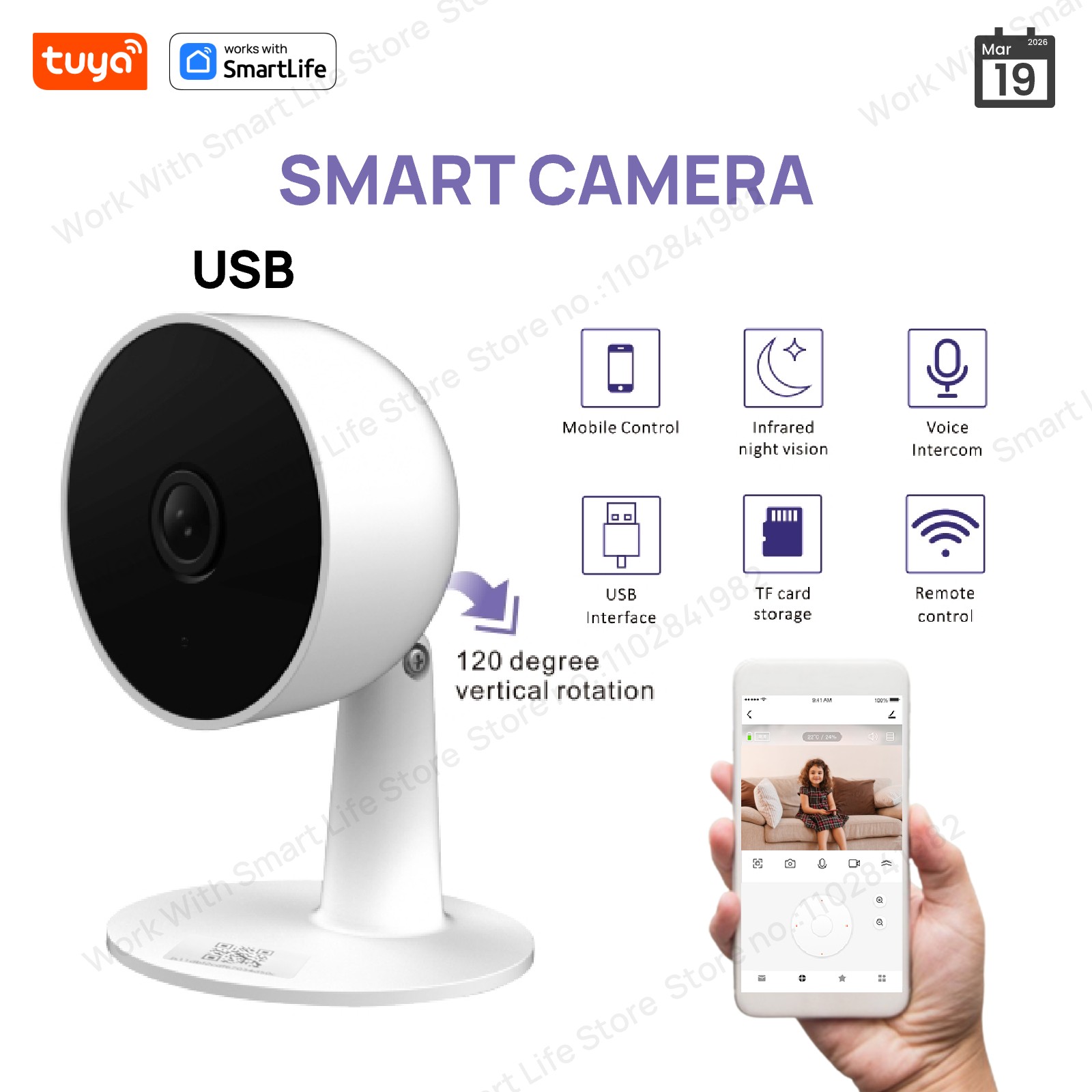 Human Body Puzzle - Tuya Smart 3MP HD Indoor Home