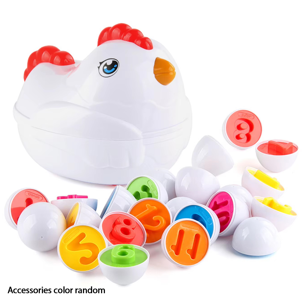 Human Body Puzzle - 12 bijpassende eieren Montessori zintuiglijke babyspeelgoed