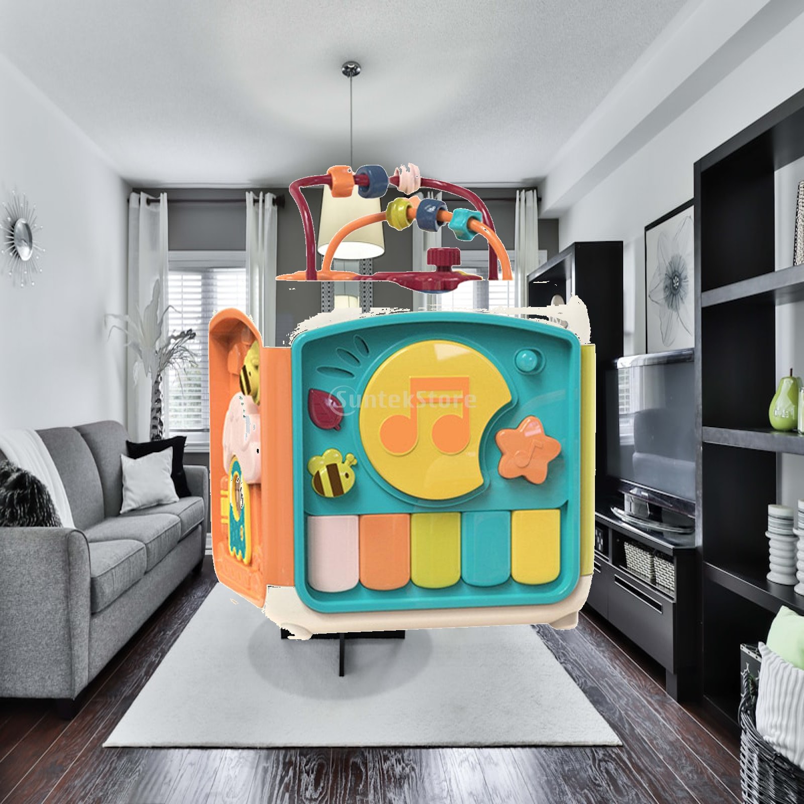 Kids Education Center - 7-in-1 activiteitenspeelcentrum voor kinderen, baby's, educatief