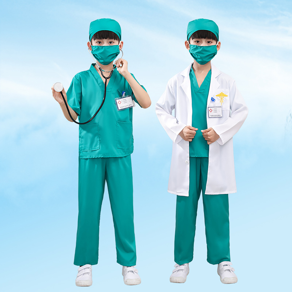 7-delig kind wit medisch unifo - Kids Doctor Education recensie en prijs