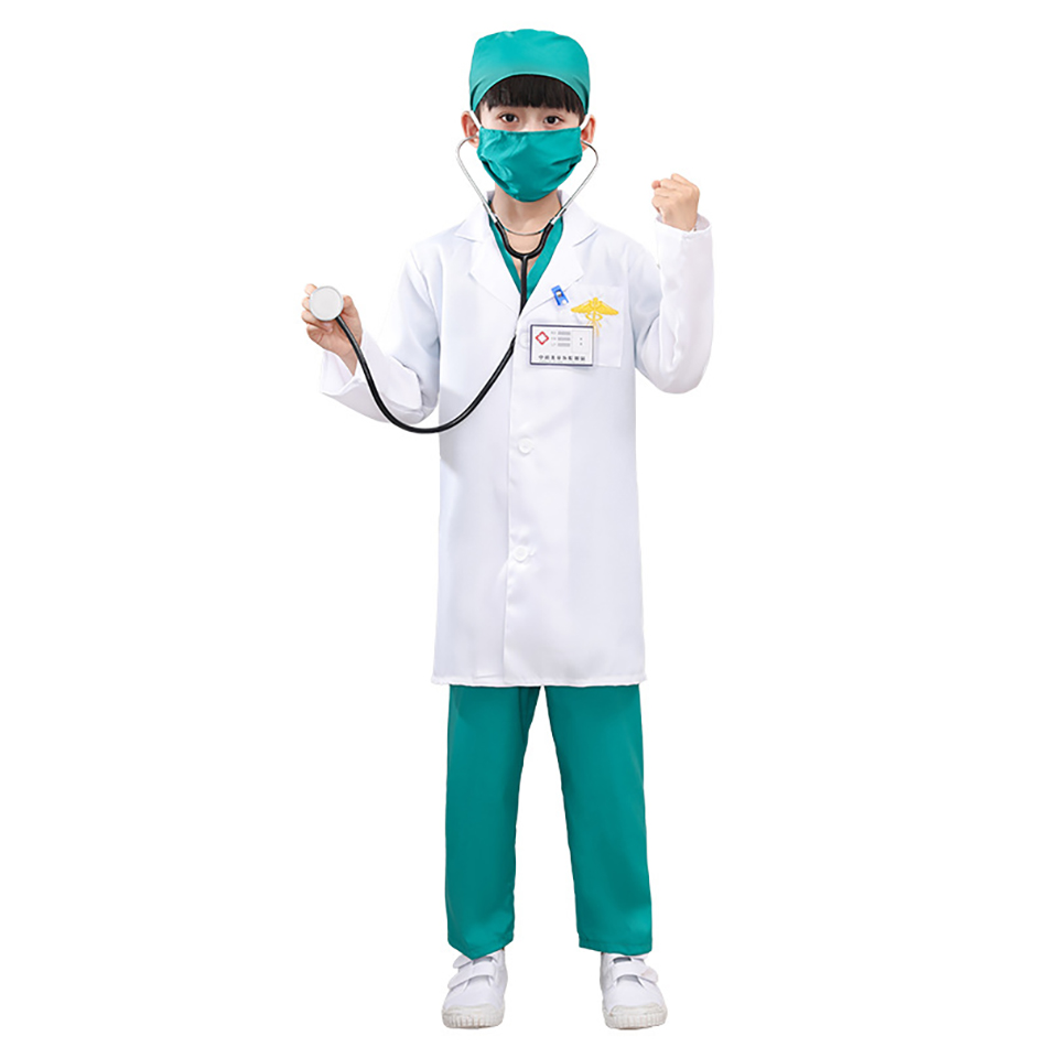 7-delig kind wit medisch unifo - Kids Doctor Education recensie en prijs