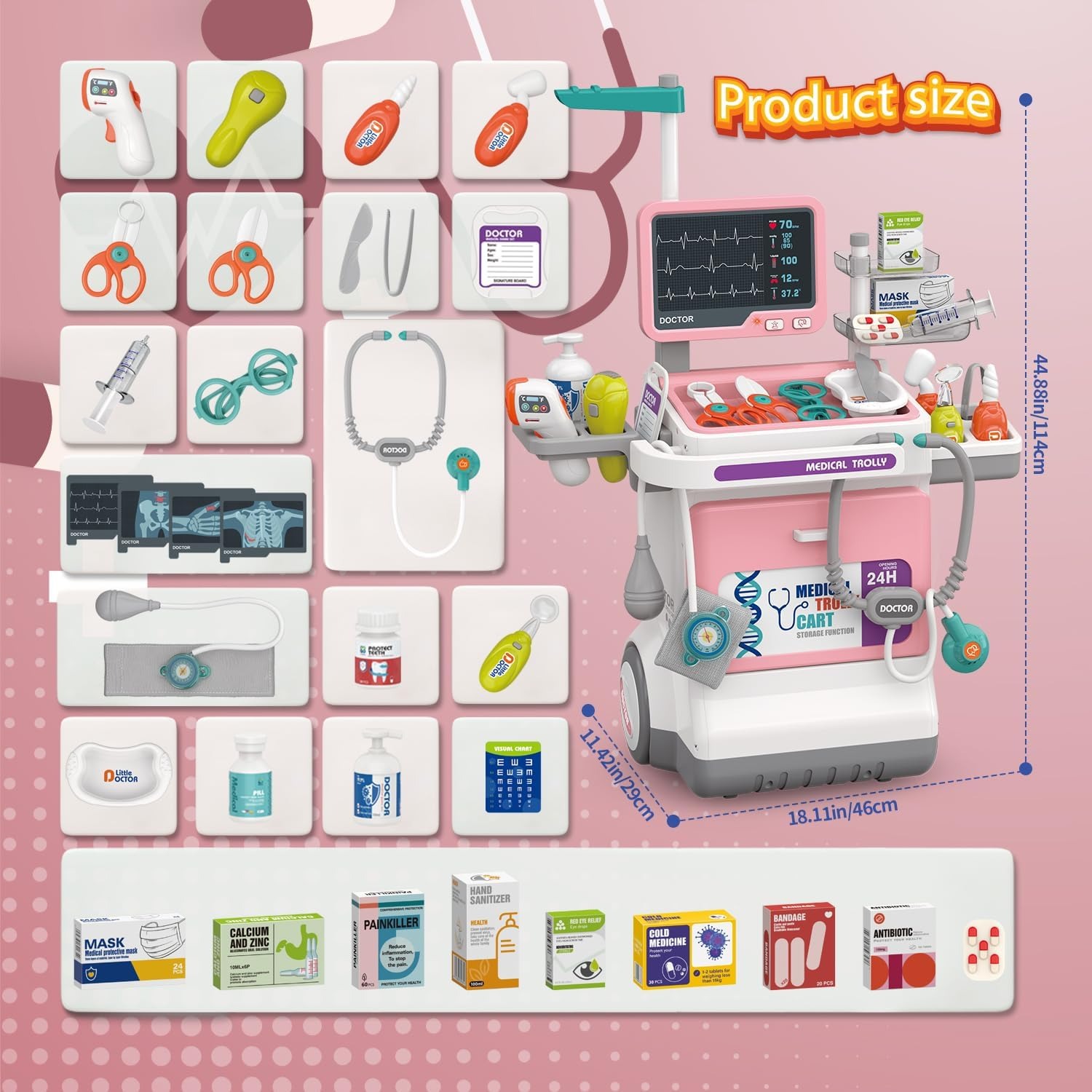 Deluxe doktersset voor kindere - Kids Doctor Education recensie en prijs