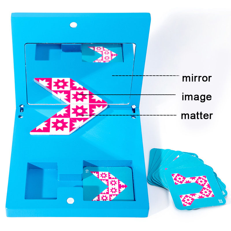 Spiegelbeeldpuzzel Houten puzz - Kids Education Images recensie en prijs