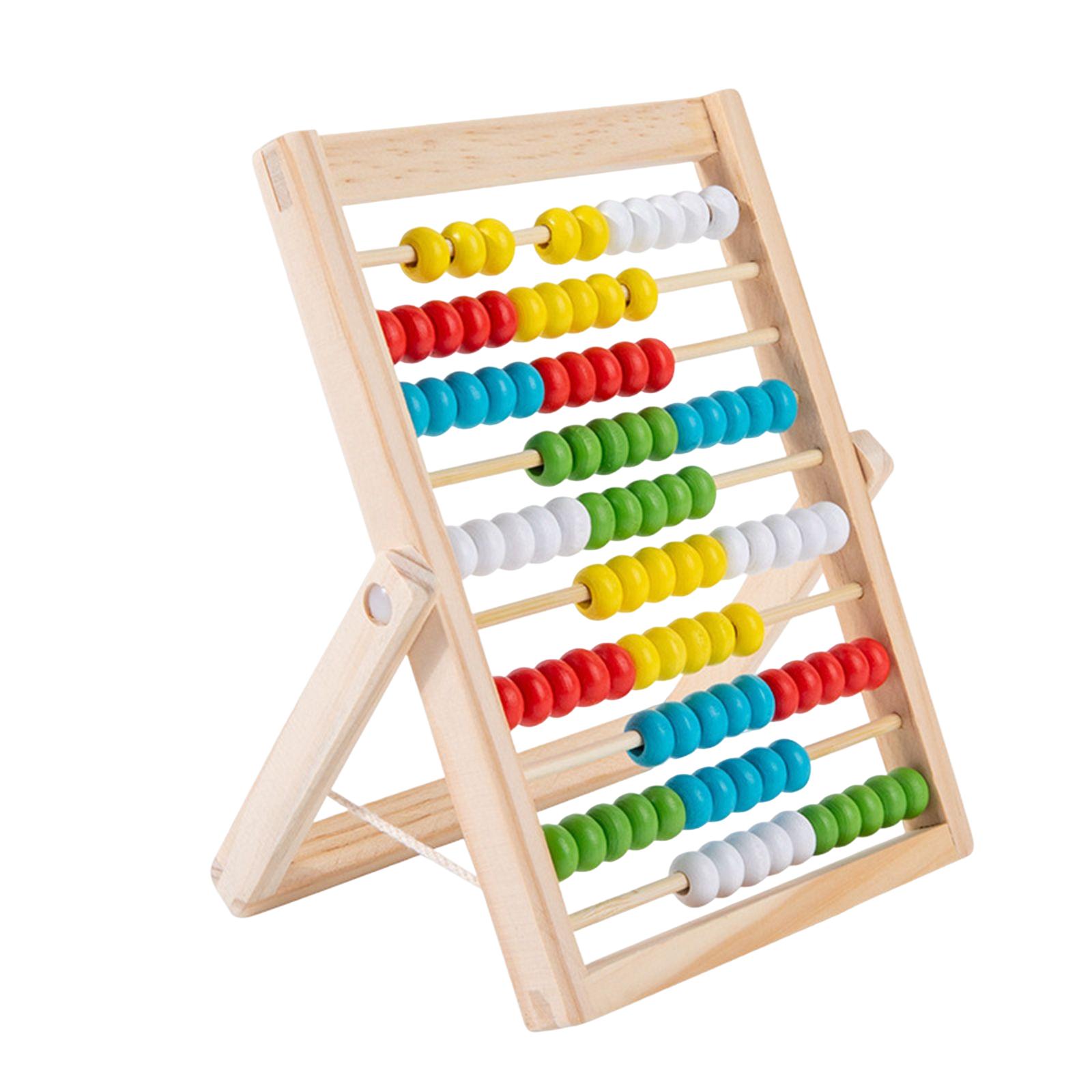 Veelkleurig houten telraam, re - Kids Education Center recensie en prijs