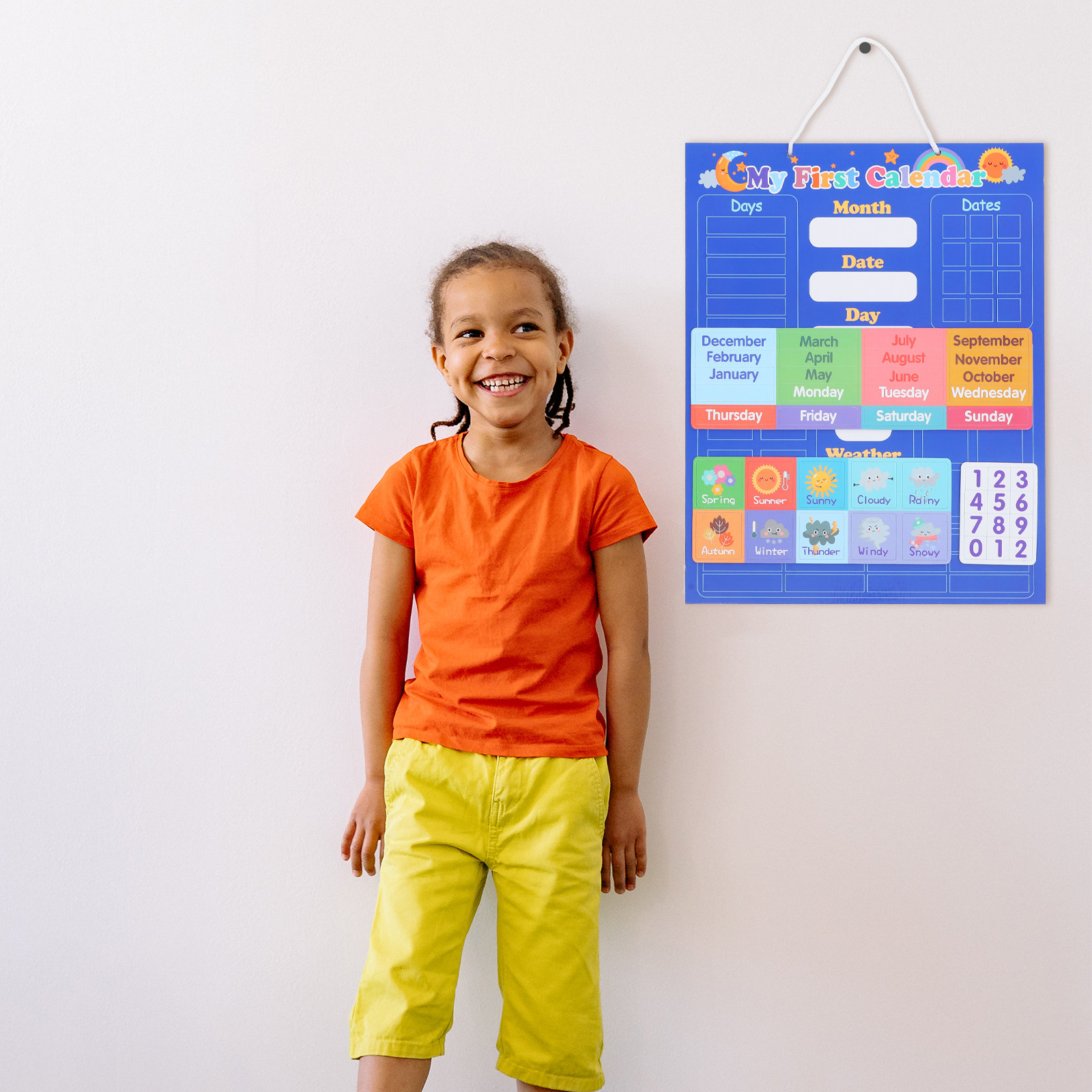 Wandmontage Engelse weerkalend - Kids Education Center recensie en prijs
