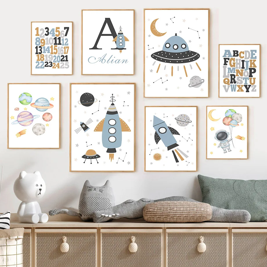 Aangepaste naam raket astronau - Kids Education System recensie en prijs
