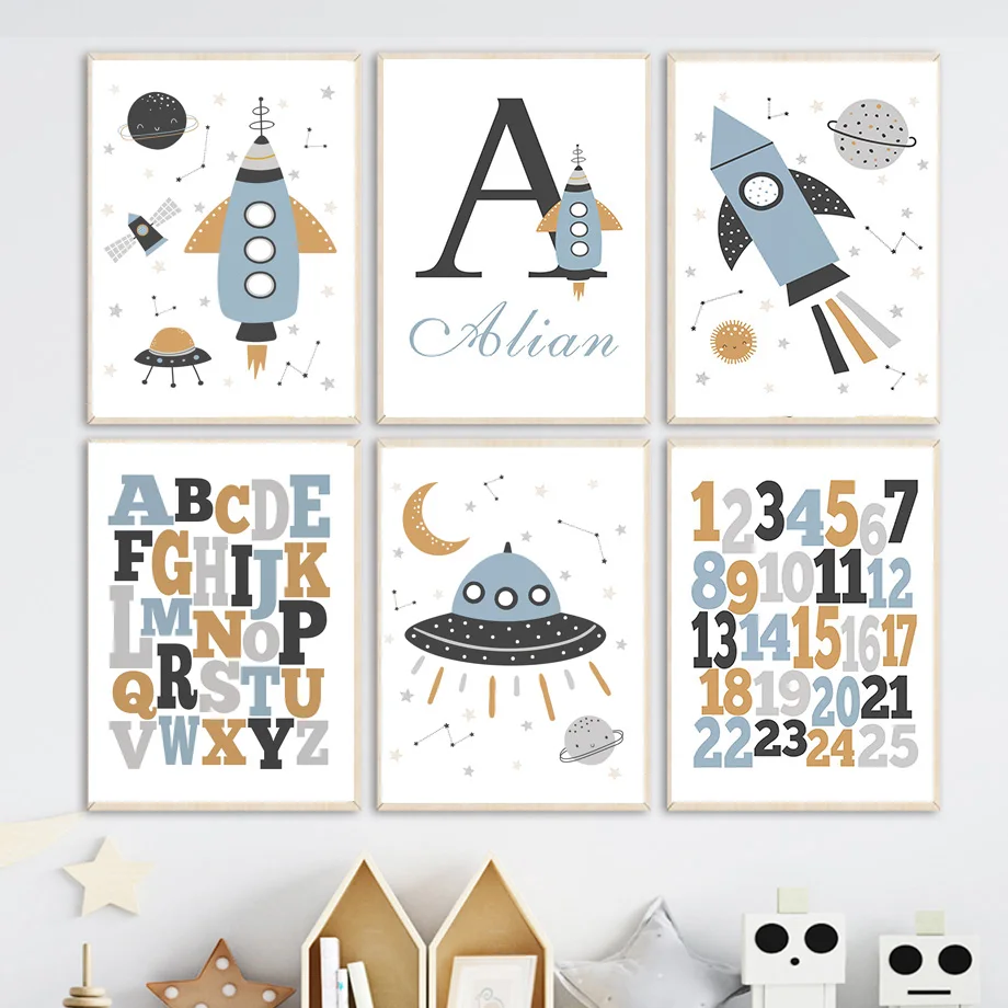 Aangepaste naam raket astronau - Kids Education System recensie en prijs