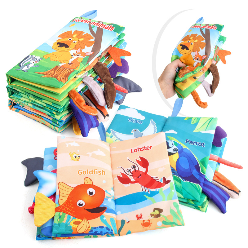 Nieuwe Baby Doek Boeken Visuel - Educational Cartoon For Kids recensie en prijs