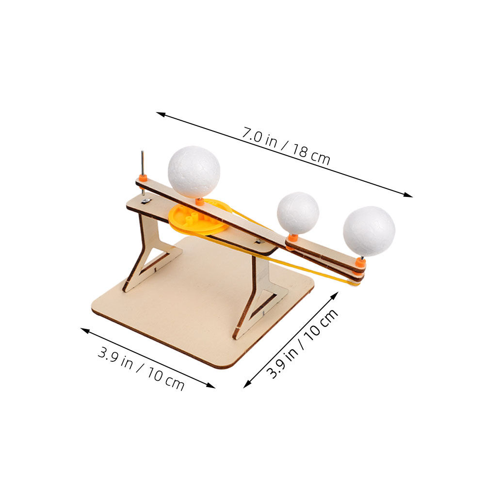 3 stuks Zon Aarde Maan Houten  - Kids Education System recensie en prijs