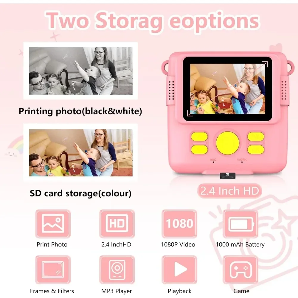 Instant Print-camera voor kind - Kids Education Images recensie en prijs