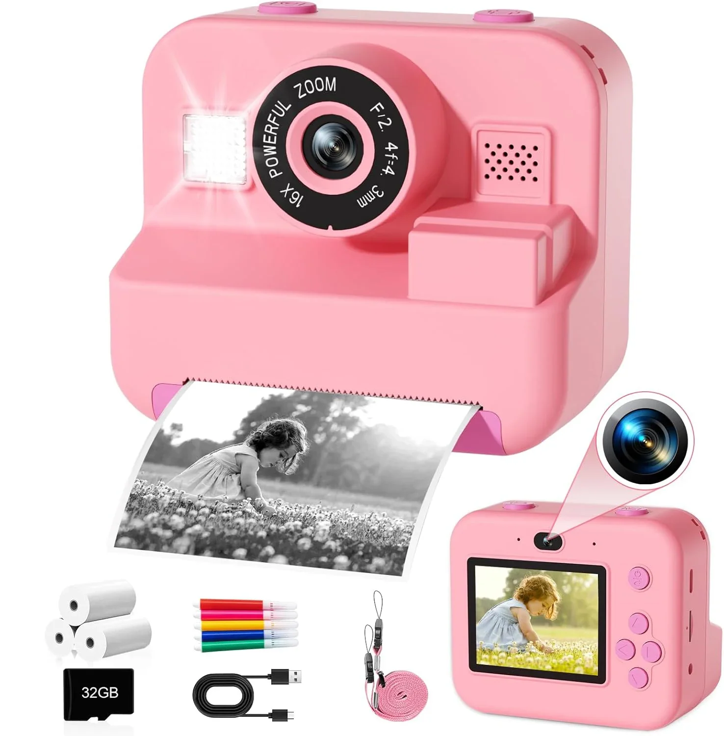 Digitale Kindercamera, Instant - Kids Education Images recensie en prijs