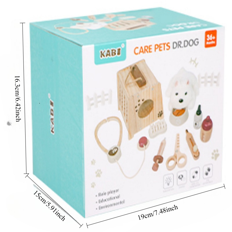 Houten dierenartsenset voor ki - Kids Doctor Education recensie en prijs