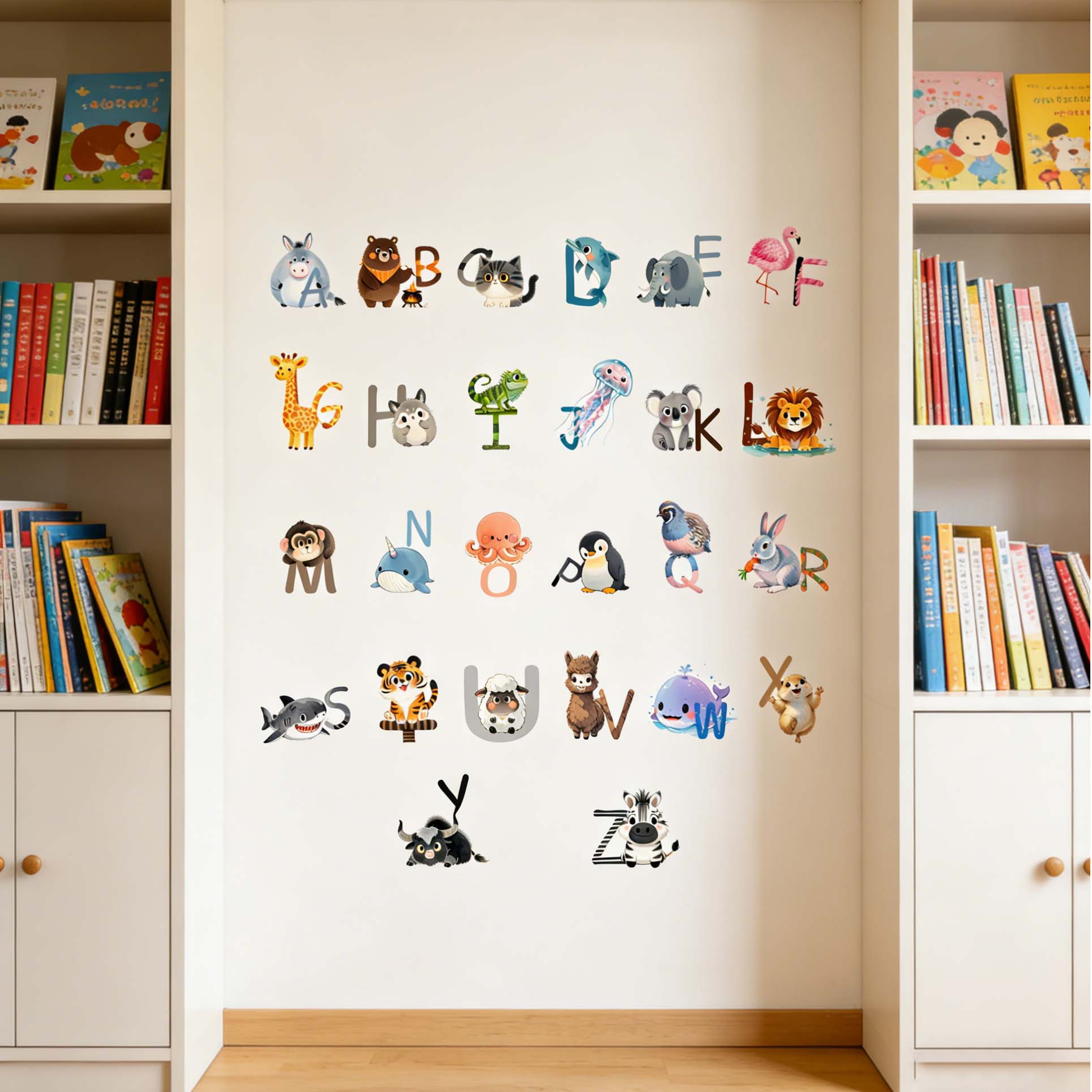 26 letters Engels alfabet muur - Kids Education Center recensie en prijs