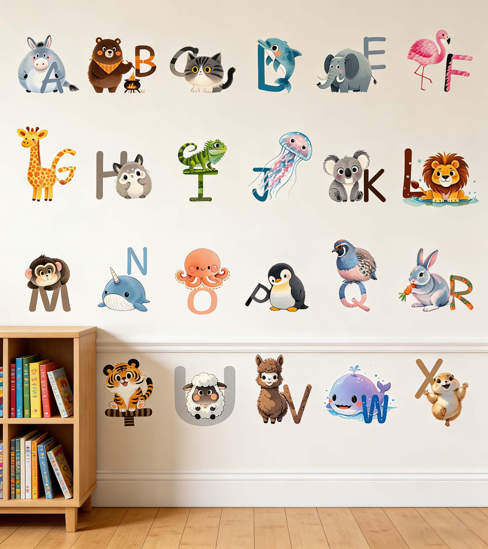 26 letters Engels alfabet muur - Kids Education Center recensie en prijs